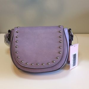 JustFab Small Lavender Crossbody Bag